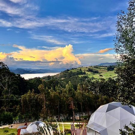 Golden Glamping Hotel Guatavita Bagian luar foto