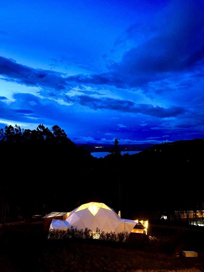 Golden Glamping Hotel Guatavita Bagian luar foto