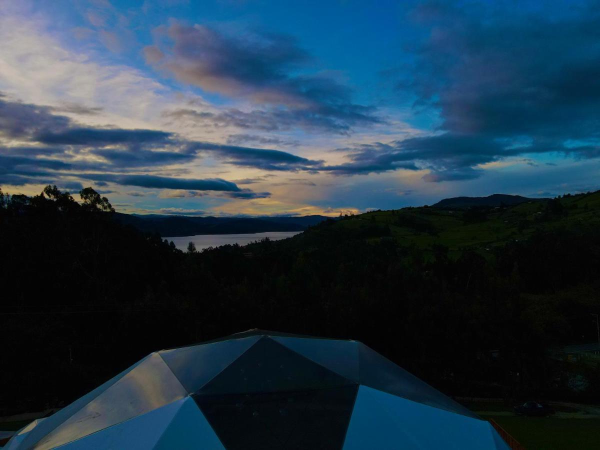 Golden Glamping Hotel Guatavita Bagian luar foto