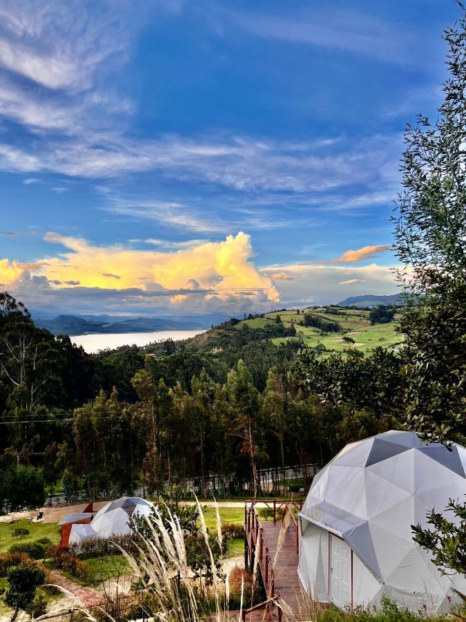 Golden Glamping Hotel Guatavita Bagian luar foto