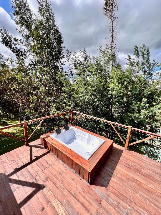 Golden Glamping Hotel Guatavita Bagian luar foto