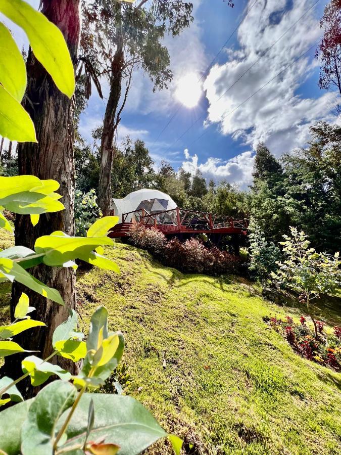 Golden Glamping Hotel Guatavita Bagian luar foto