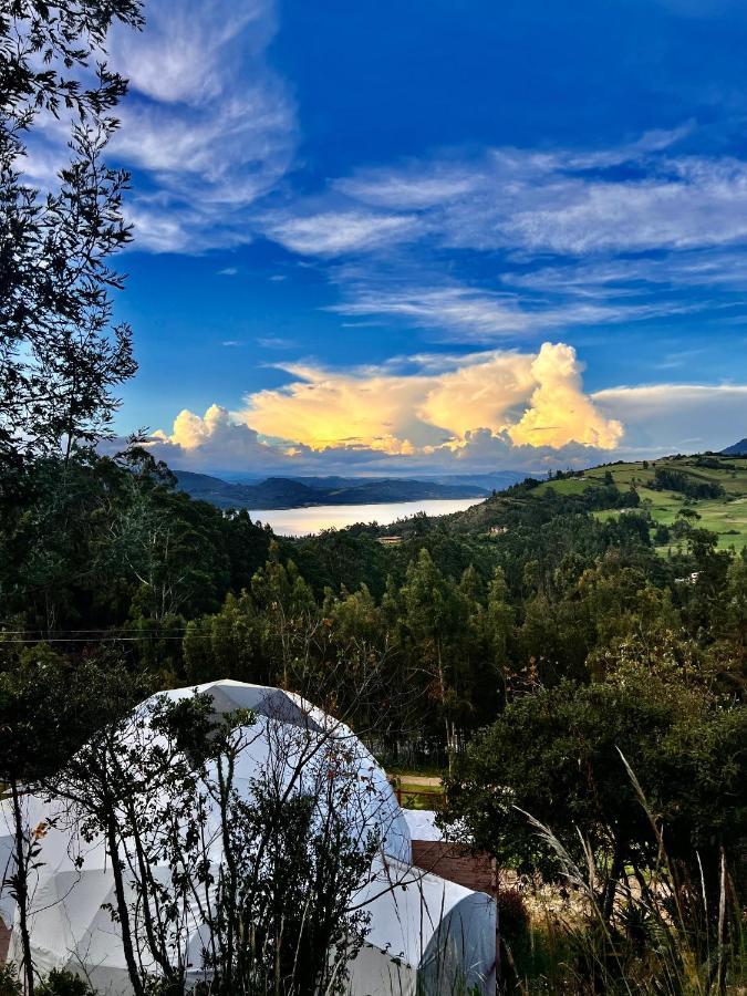 Golden Glamping Hotel Guatavita Bagian luar foto