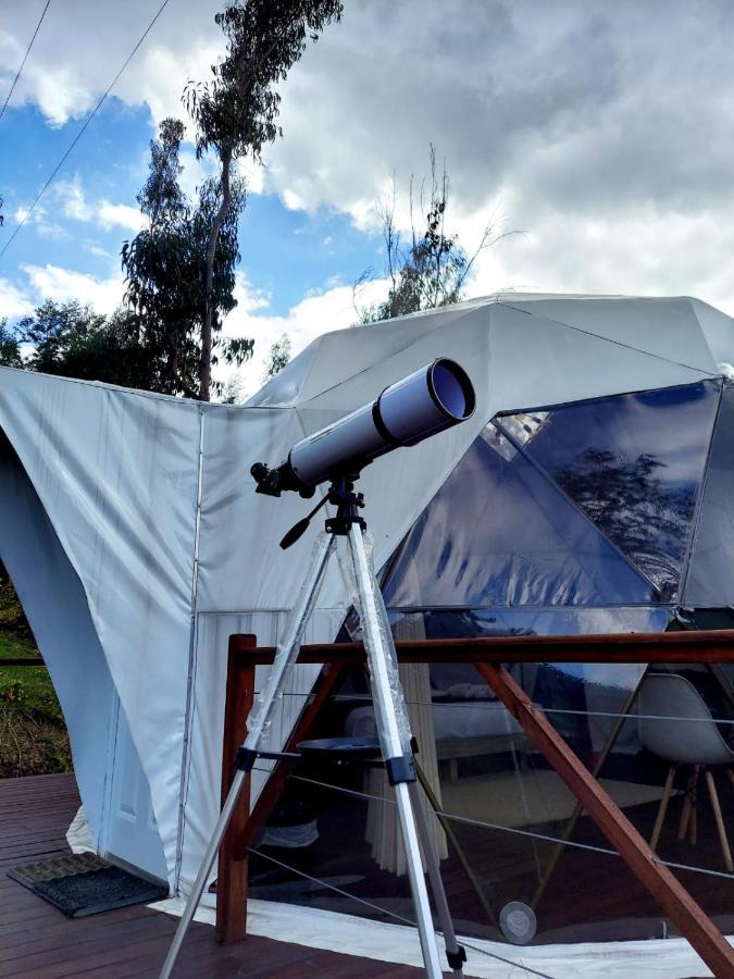 Golden Glamping Hotel Guatavita Bagian luar foto