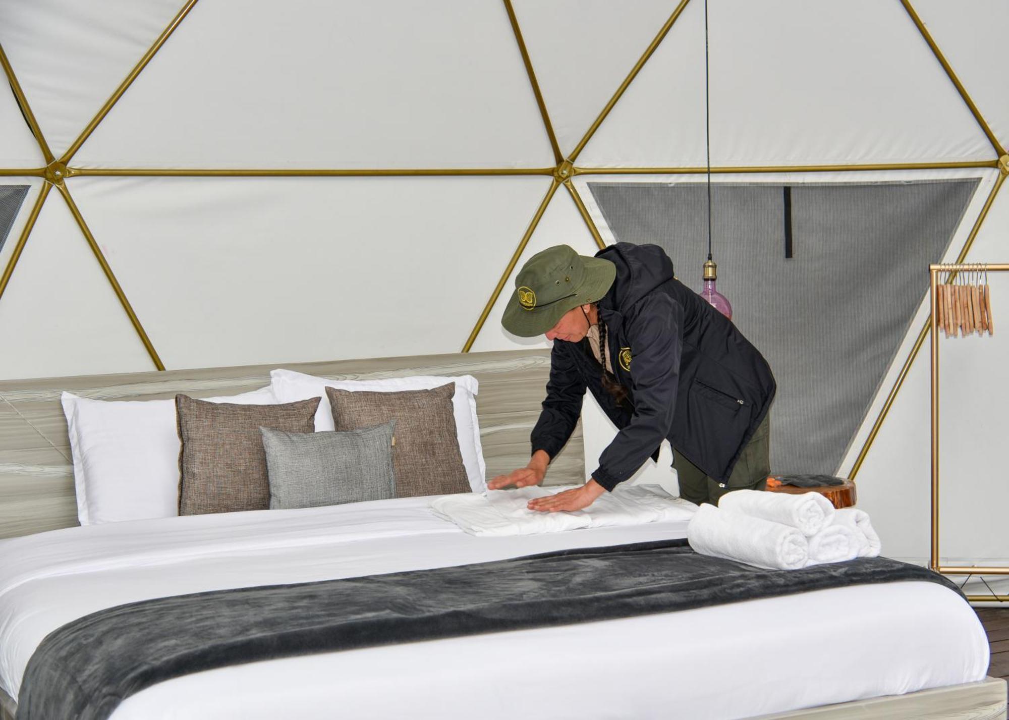 Golden Glamping Hotel Guatavita Bagian luar foto
